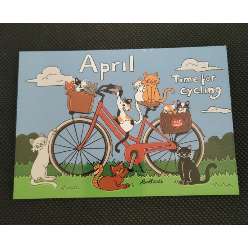 

kartu pos kucing titina/titina cat postcard