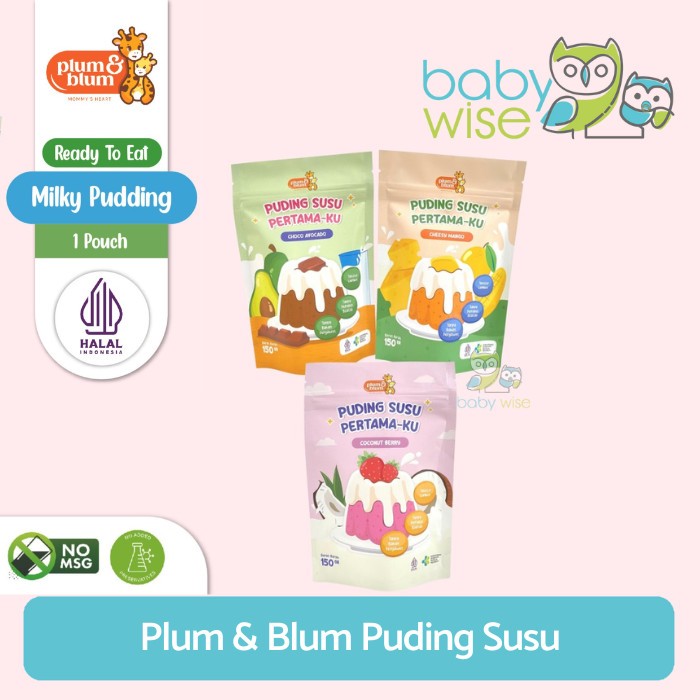 

Plum & Blum Puding Susu Buah - Snack Sehat Mpasi Anak