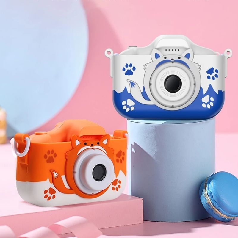 Kamera Anak Kids Camera Digital Dual Lens X5S Fox Video Kamera Digital Anak