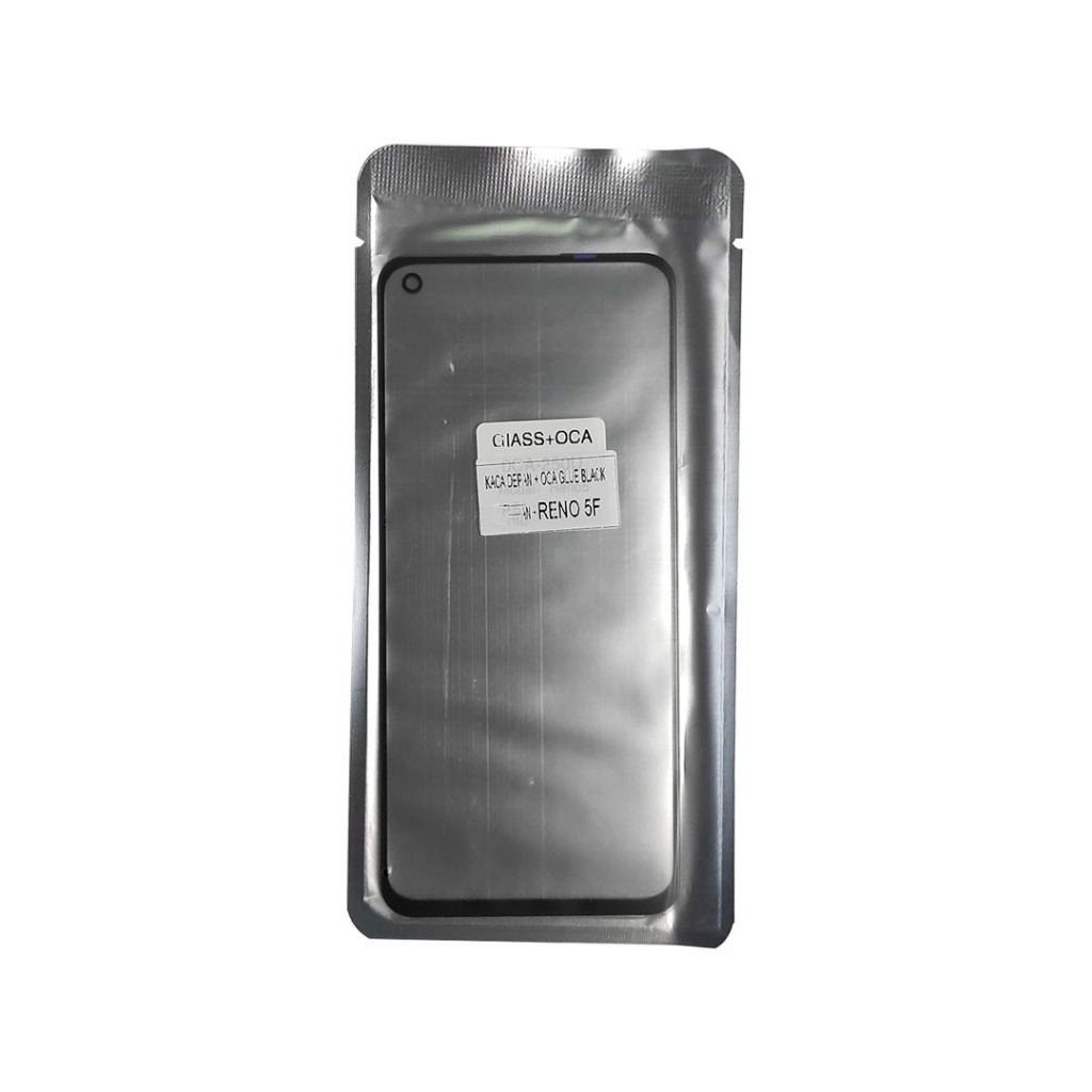 KACA DEPAN OCA GLUE OPO RENO5 F BLACK