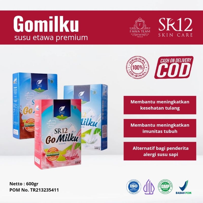 

Susu Etawa Gomilku SR12 600gr