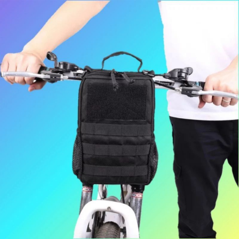 Tas sepeda lipat Tas stang sepeda gunung/lipat/listrik Handlebar sepeda serbaguna