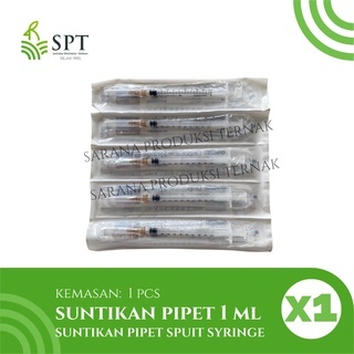 SYRINGE SPUIT JARUM SUNTIK 1 CC ML