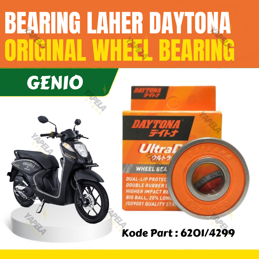 Bearing Laher Genio Original Daytona Racing Lahar 6201-2RS