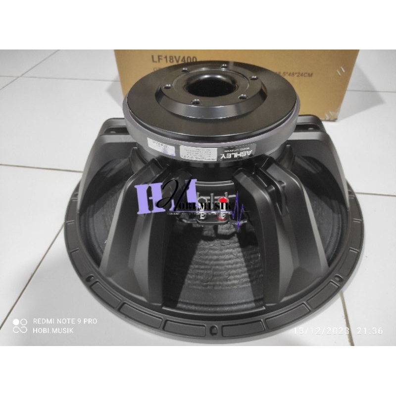 Speaker Komponen ASHLEY LF18V400 LF18 V400 LF 18 V 400 ORIGINAL 18 INCH 18V400
