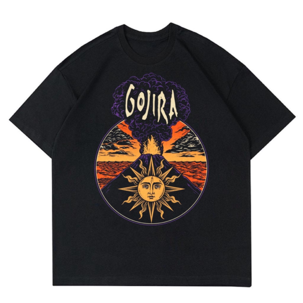KAOS BAND GOJIRA VINTAGE | T-SHIRT BAJU GAMBAR BAND GOJIRA | KAOS BAND GOJIRA 2023