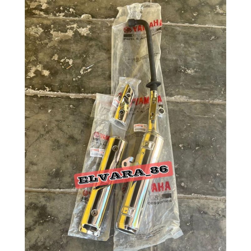 Knalpot fulset Yamaha Jupiter Z Burhan Original