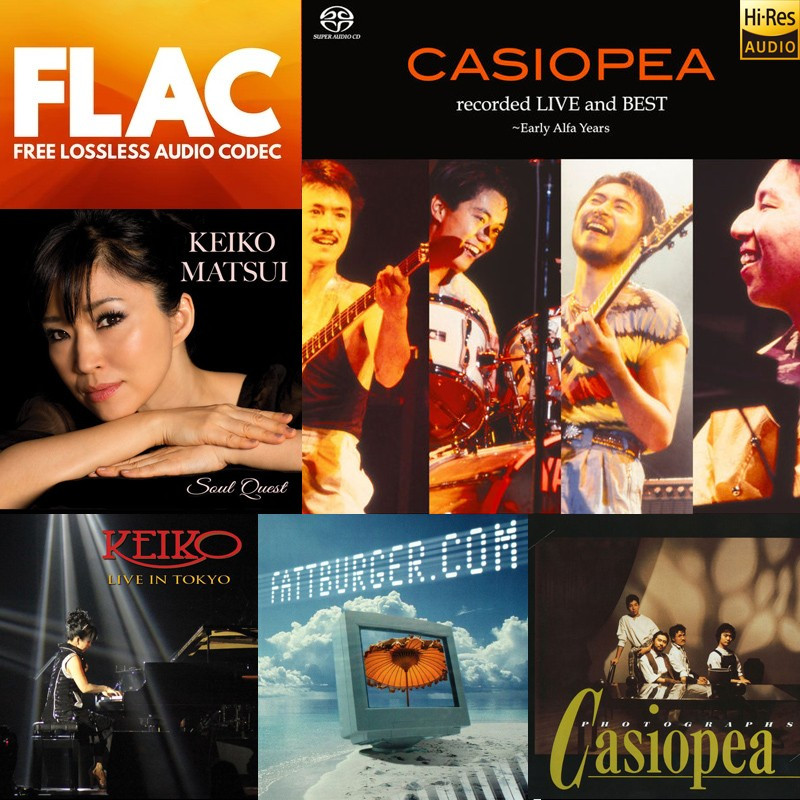 FLAC CD Audiophile Discography Casiopea, Keiko Matsui, Fattburger
