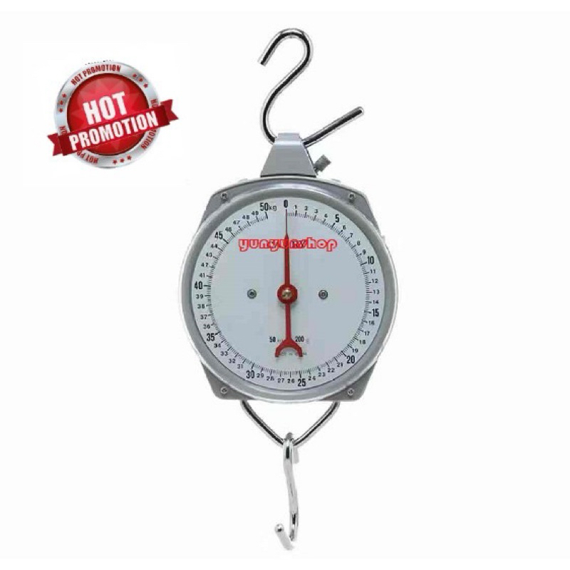 

HJK HANGING SCALE Besi Timbangan Gantung Besi / Timbangan dus jarum / Manual 25kg 50kg 100kg 150kg