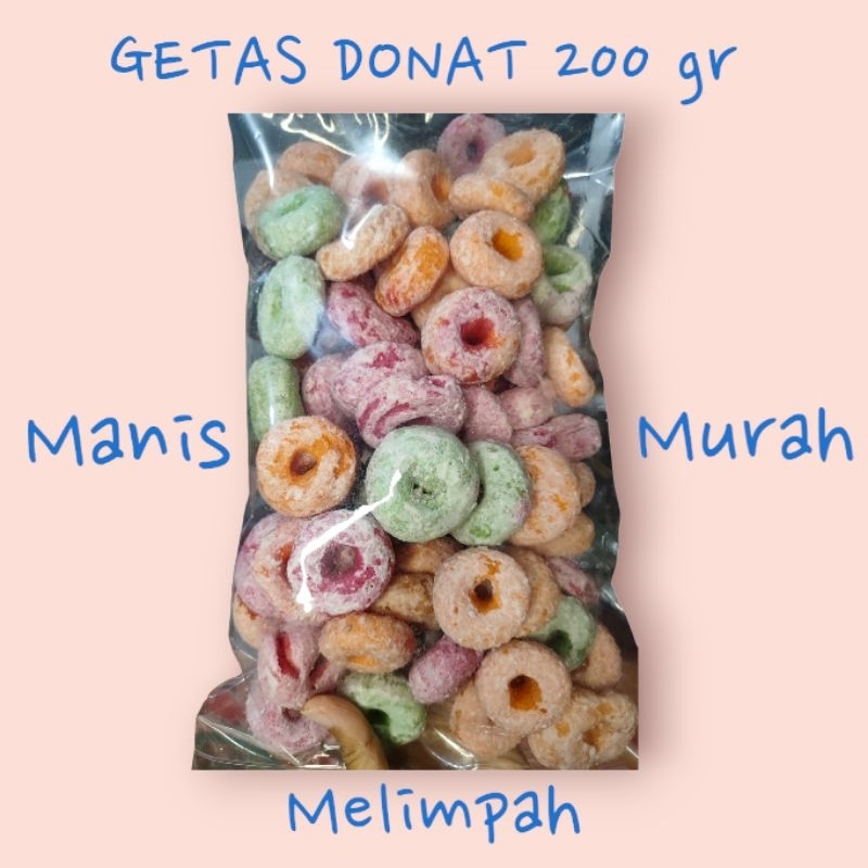 

1kg- getas donat manis warna warni