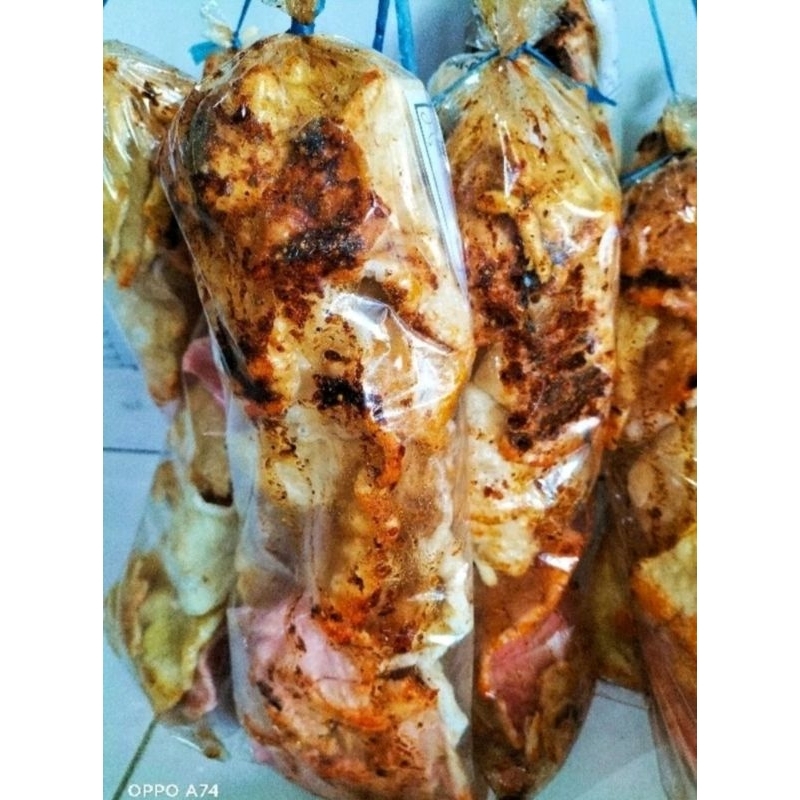 

3 Bungkus Krupuk Mlarat Super Sanggrai Pasir Pedas / Orginal / pedas orginal
