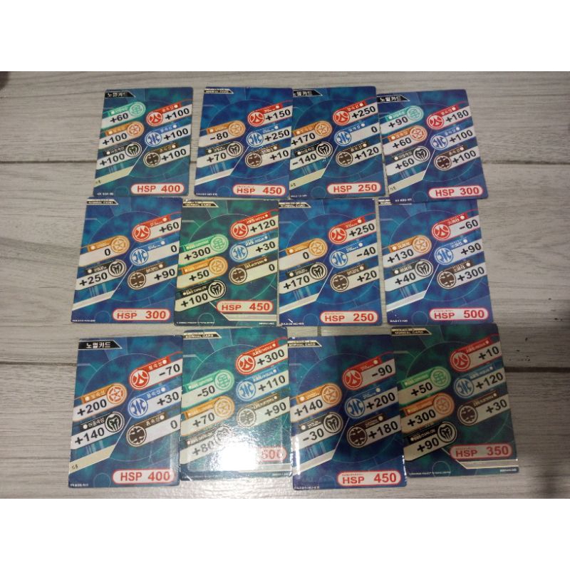 bakugan card 12pcs