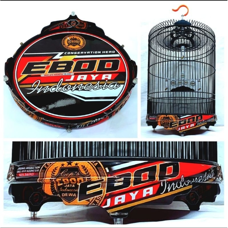 KANDANG SANGKAR MURAI EBOD JAYA PVC DECAL EBOD INDONESIA NO 2