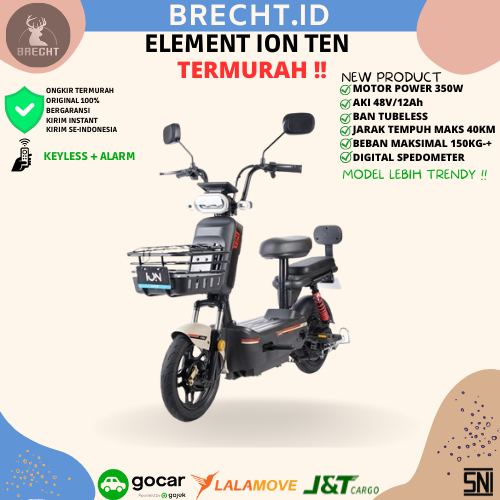 Sepeda Listrik Electric Bike Element ION TEN & ION NINE 48V 350 Watt