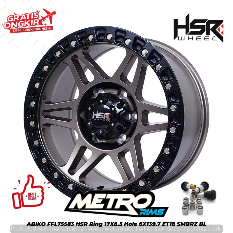 VELG OFFRIAD UNTUK MOBIL FORTUNER HSR ABIKO R17