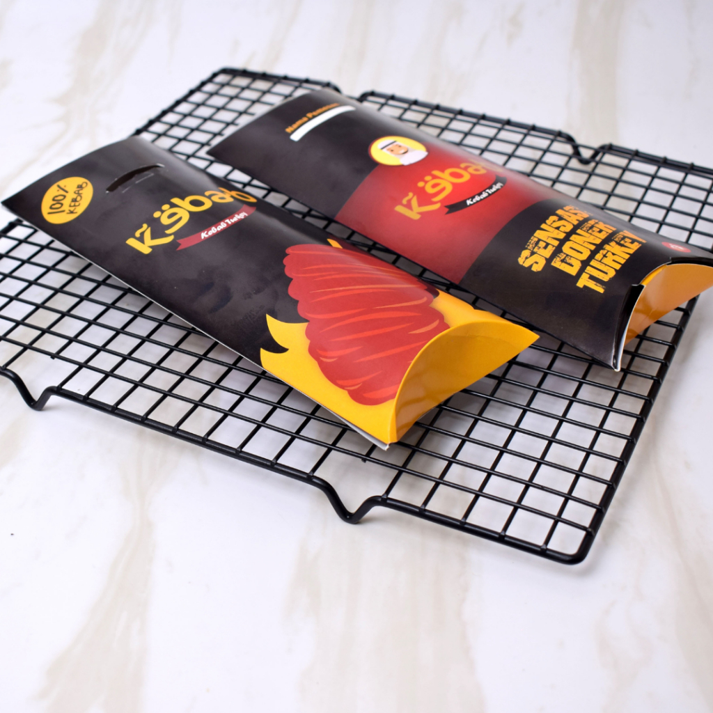 

Kemasan Kebab Dus Hitam isi 100 pcs