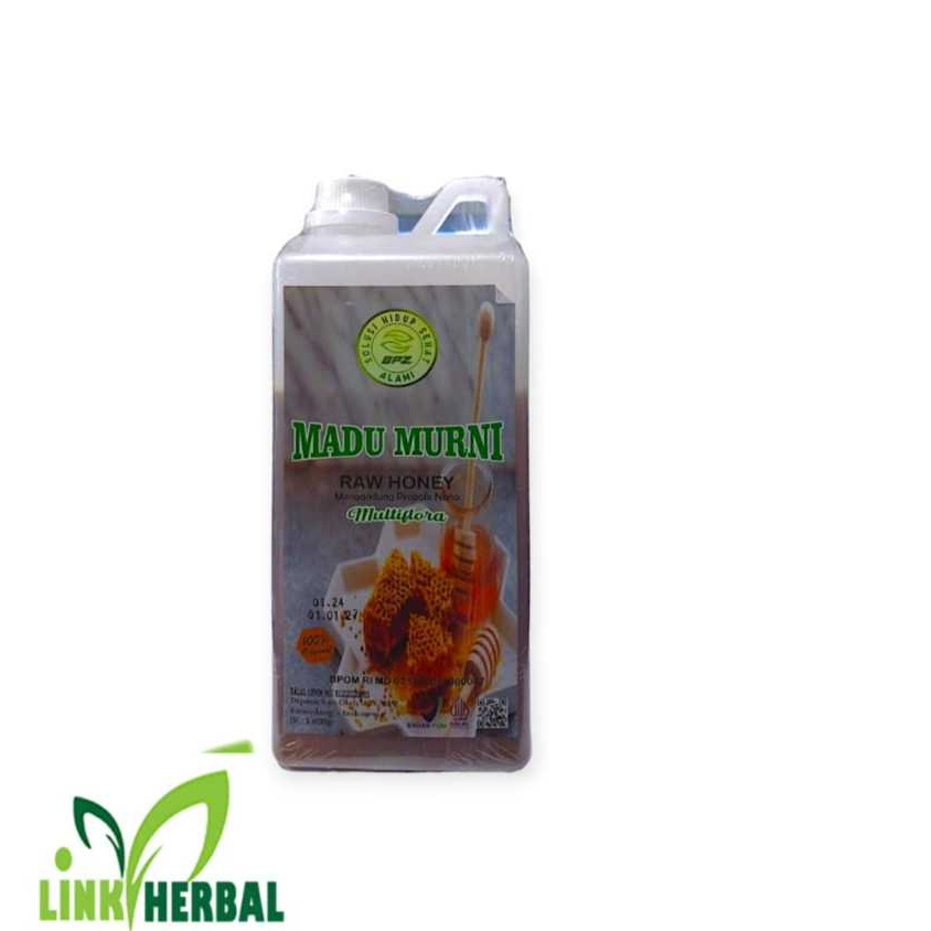 

Madu Murni Raw Honey | Madu Murni Multiflora | Madu Multiflora | Mengandung Propolis Nano - 1000ml