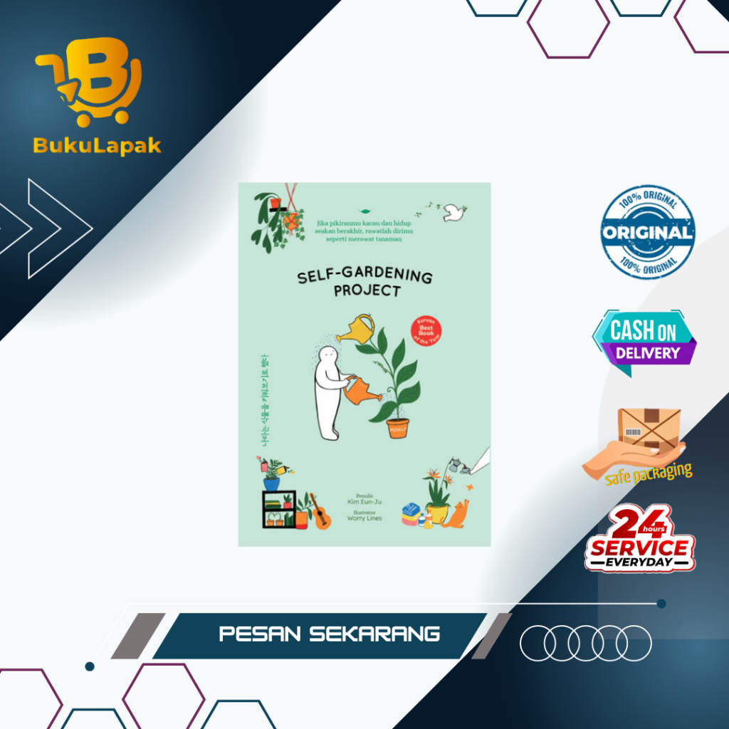 Buku Motivasi: Self-Gardening Project - Self Healing Book - Reneturos