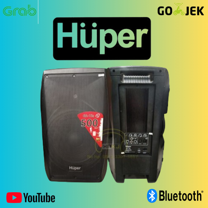 SPEAKER AKTIF HUPER GA-15A / GA15A / GA 15A 15 INCH 500 WATT GARANSI RESMI HUPER