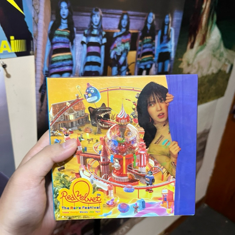 red velvet album reve festival day 1 wendy case version unsealed + poster