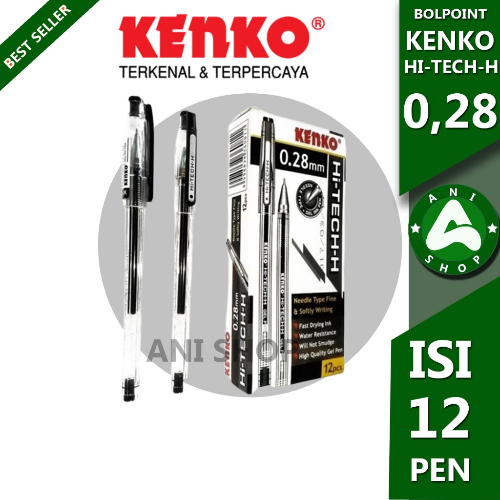 

PULPEN KENKO HI-TECH-H 0,28 mm HITAM/BIRU ANI SHOPP