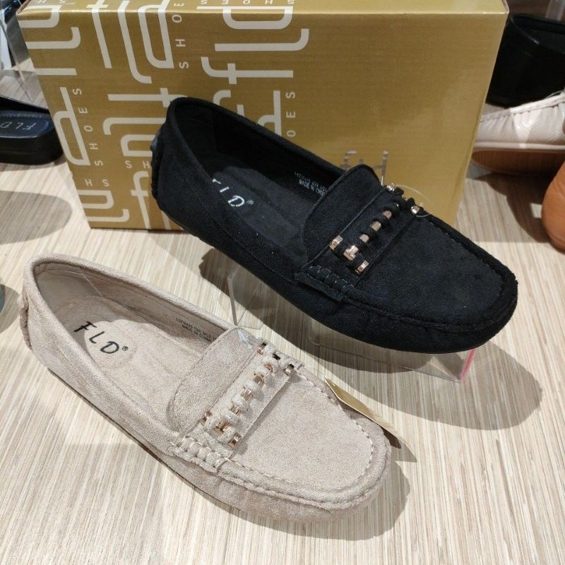 FLD sepatu moccasin wanita LSFM 499-1BR