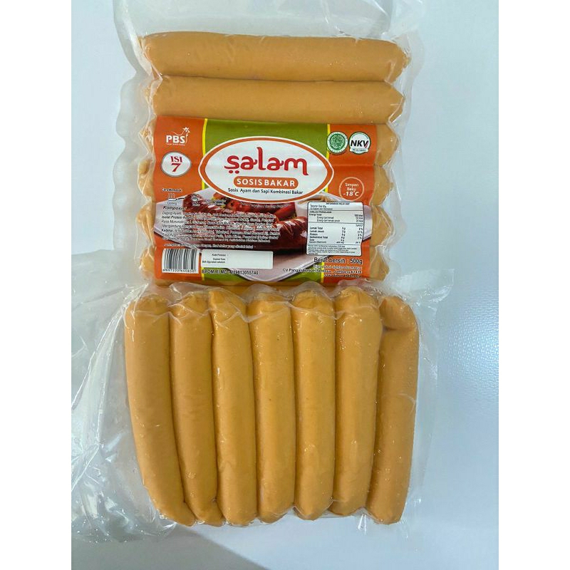 

Salam Sosis bakar jombo 500gr isi 7pcs