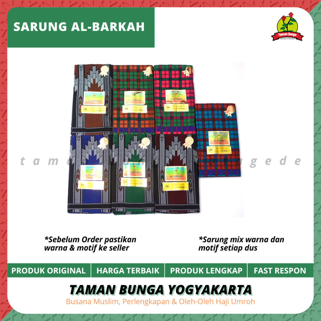 SARUNG AL - BARKAH PREMIUM / SARUNG SAMARINDA / SARUNG
