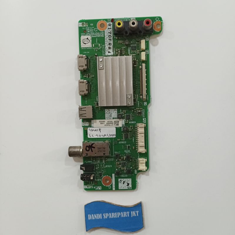 MB led tv Sharp lc 50sa5200 - mainboard tv - mesin tv led - mainboard led tv Sharp
