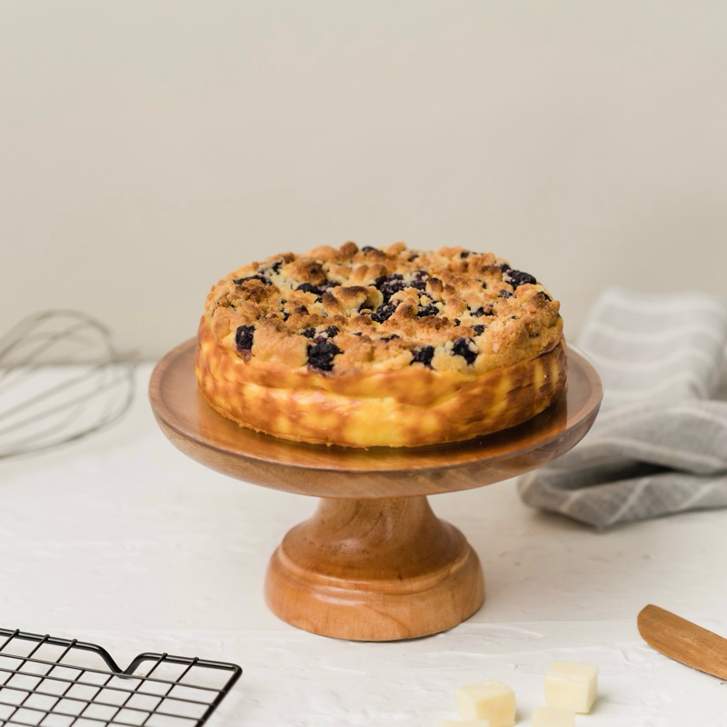 

Blueberry Burnt Cheesecake — The Bake Bash