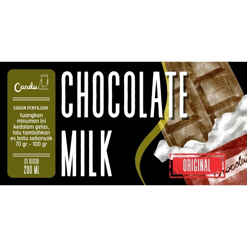 

minuman coklat susu / chocolate milk / 200 ml