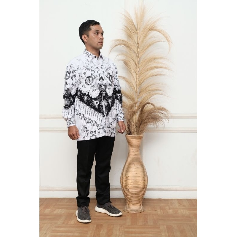 Atasan PGRI Pria/Laki-laki Batik Kusuma Bangsa