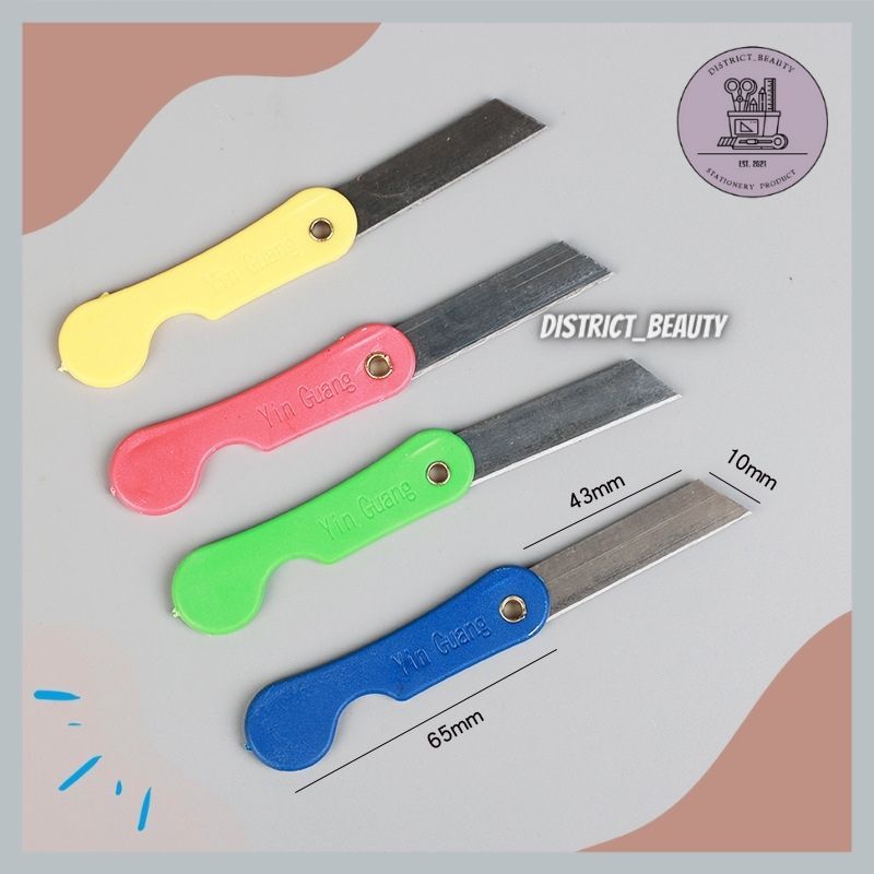 

CUTTER LIPAT MINI CUTTER PISAU LIPAT KECIL WARNA WARNI KATER MURAH
