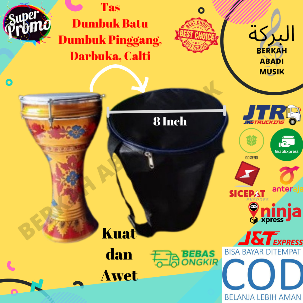 Darbuka 8 inc tas Darbuka 8 inch tas Darbuka 8 in tas Darbuka Pinggang Tas Darbuka Batu Tas darbuka 