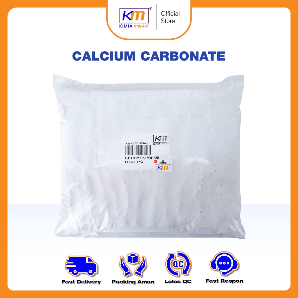 Calcium Carbonate Food Grade 1KG/ Ca CO3 food grade / Food Additive / Carbonate 2500mesh