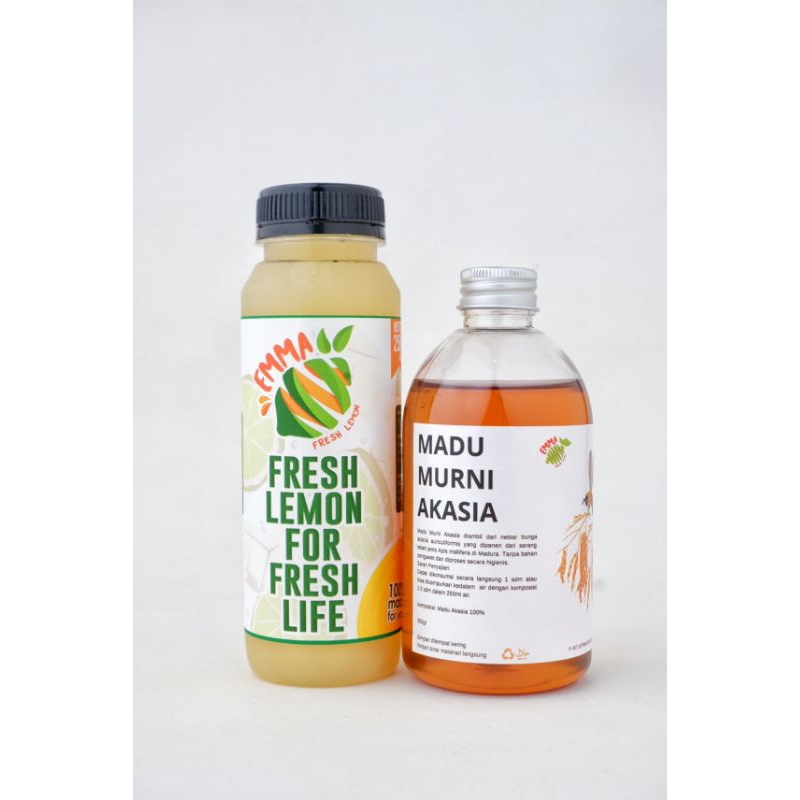

1 Sarilemon Asli & 1 Madu Akasia Asli 350 Gram | DIET DETOX by EmmaFreshLemon
