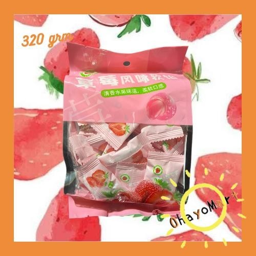 

Enjoy Permen jeli rasa stoberi / Strawberry jelly candy 320grm isi 40