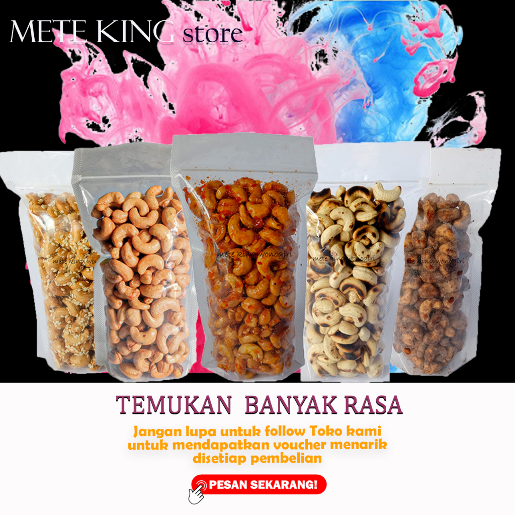 

Kacang mede super premium 200 gram roasted oven tanpa minyak pedas manis asin bakar coklat panggang mete mente mette matang 1kg makanan ringan snack camilan untuk diet sehat terlaris termurah asli wonogiri oleh utuh belah dua pecahan natto fresh basreng