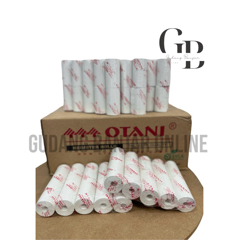 

Thermal Paper Roll OTANI Black 57x30. Kertas Thermal Hitam 57 x 30. Kertas Struk Kasir/ ASLI 100%