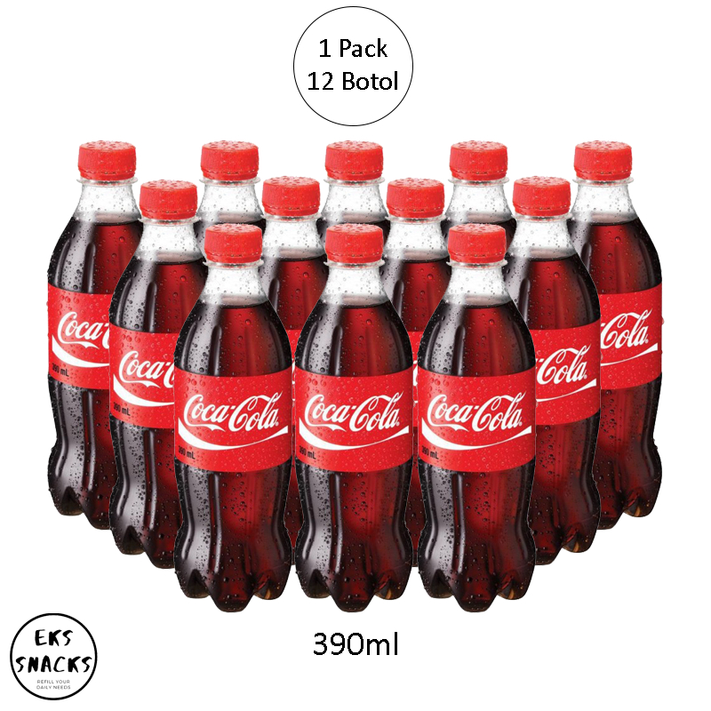 

Coca Cola Original Botol PET 390ML [1 Pack 12 Botol]