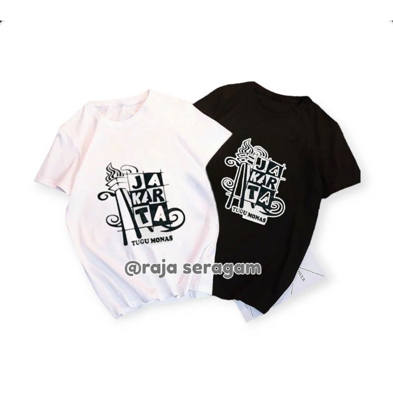 KAOS distro OLEH OLEH JAKARTA TUGU MONAS KAOS OLEH OLEH BAJU SOUVENIR