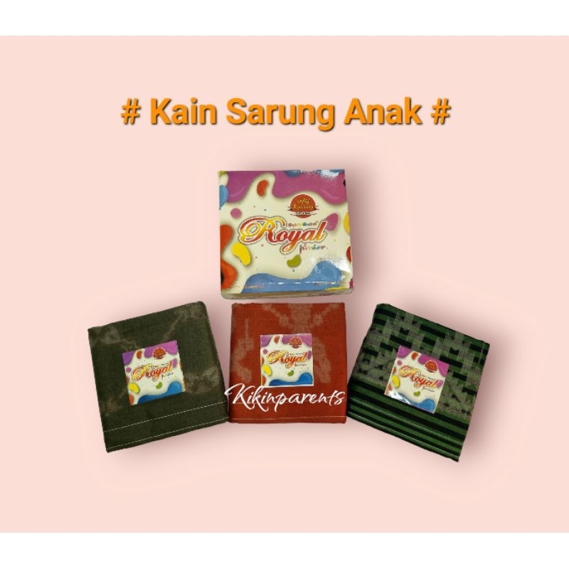 Kain Sarung Anak Gajah Beduk Royal Junior
