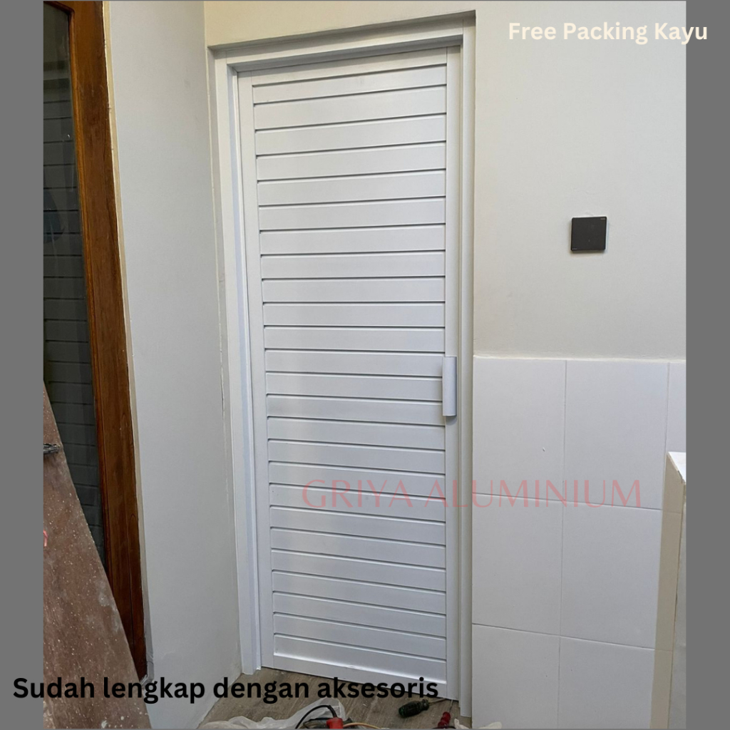 Pintu Aluminium Spandrel Kamar Mandi Ukuran 200x80