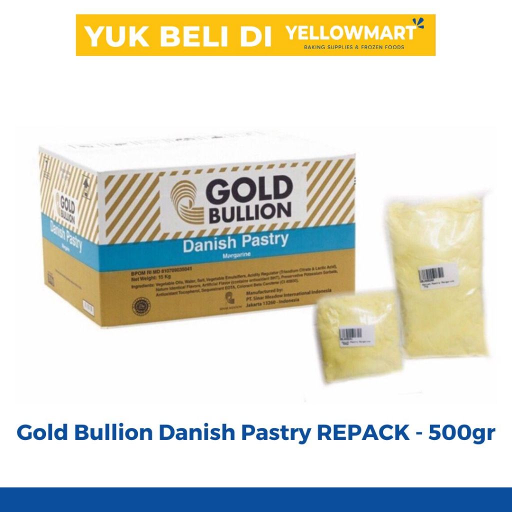 

Gold Bullion Danish Pastry REPACK - 500gr