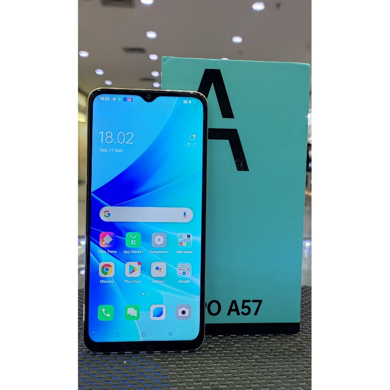OPPO A57 6/128GB 6 128 SECOND SEKEN RAM 6GB ROM 125GB MULUS FULL SET