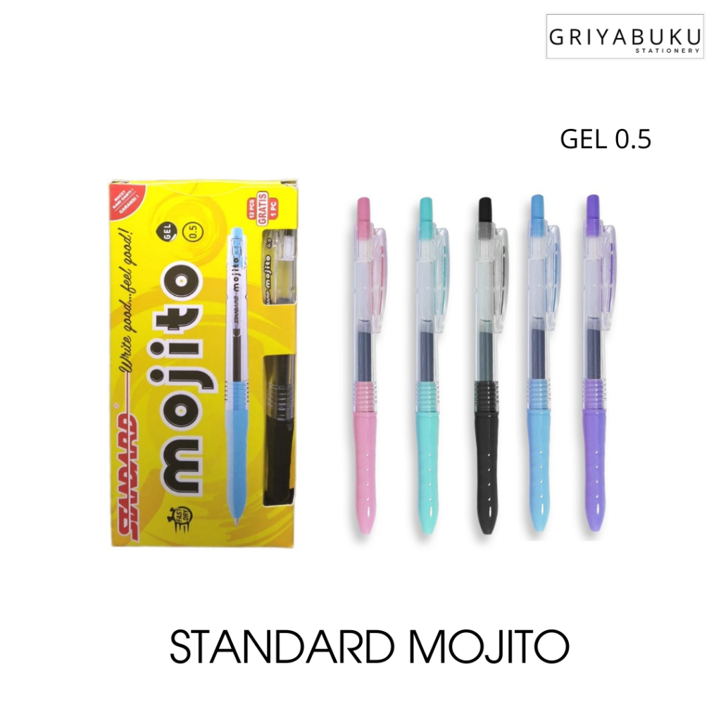 

Pen STANDARD MOJITO Hitam / Bolpoin/Pulpen STANDARD MOJITO Hitam