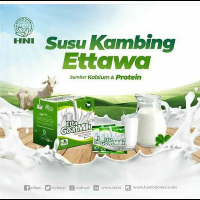 

Etta Goat Milk -Susu Kambing etawa bubuk berkhasiat MENYEMBUHKAN