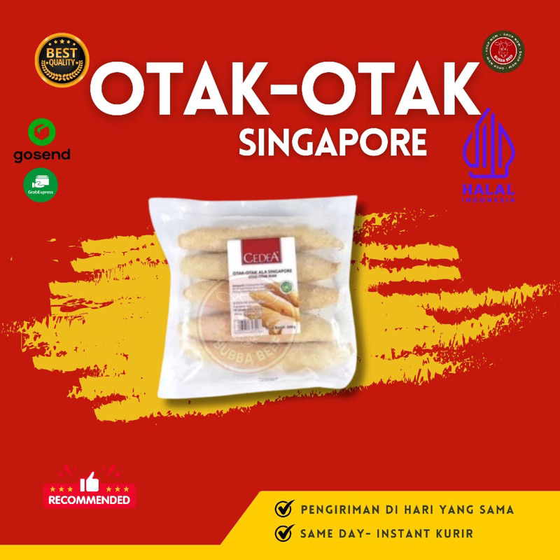 

Otak otak Singapore Cedea 500gr | Ikan Olahan Otak Otak ala Singapore | Frozen Food Makanan Beku Olahan Ikan | Cedea Otak Otak ala Singapore