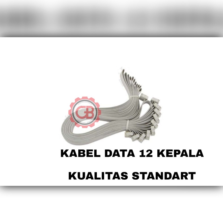 KABEL DATA KEPALA 12 KEPALA KUALITAS STANDART MESIN BORDIR KOMPUTER