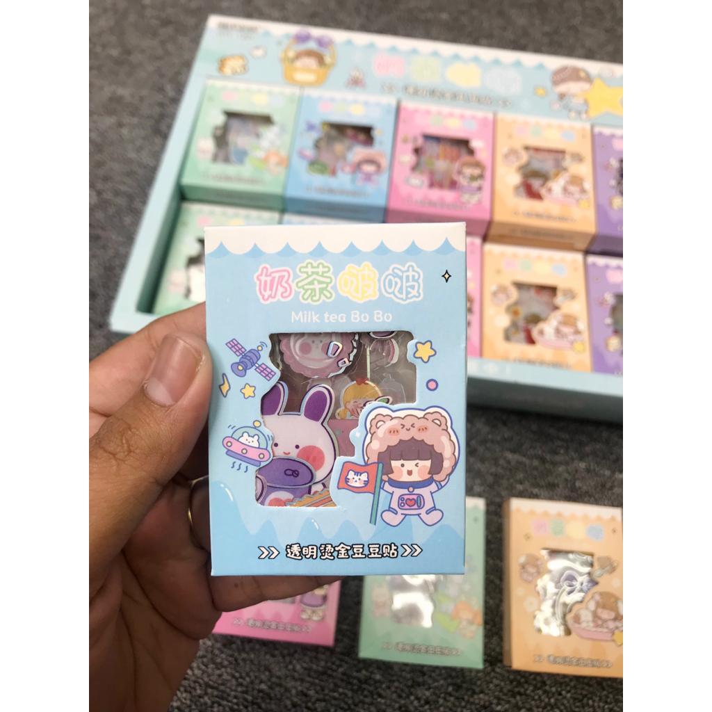 [LOGU] Buku stiker kecil, Mini sticker book, Stiker lucu anak